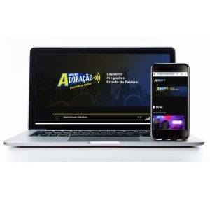 Script Web Rádio Gospel Tema Adoração